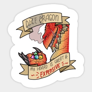 DICE DRAGON, 2 Sticker